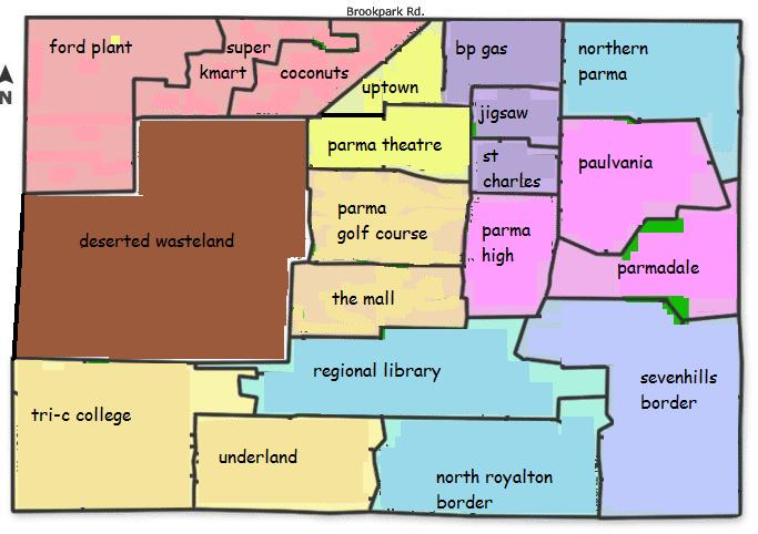 the map